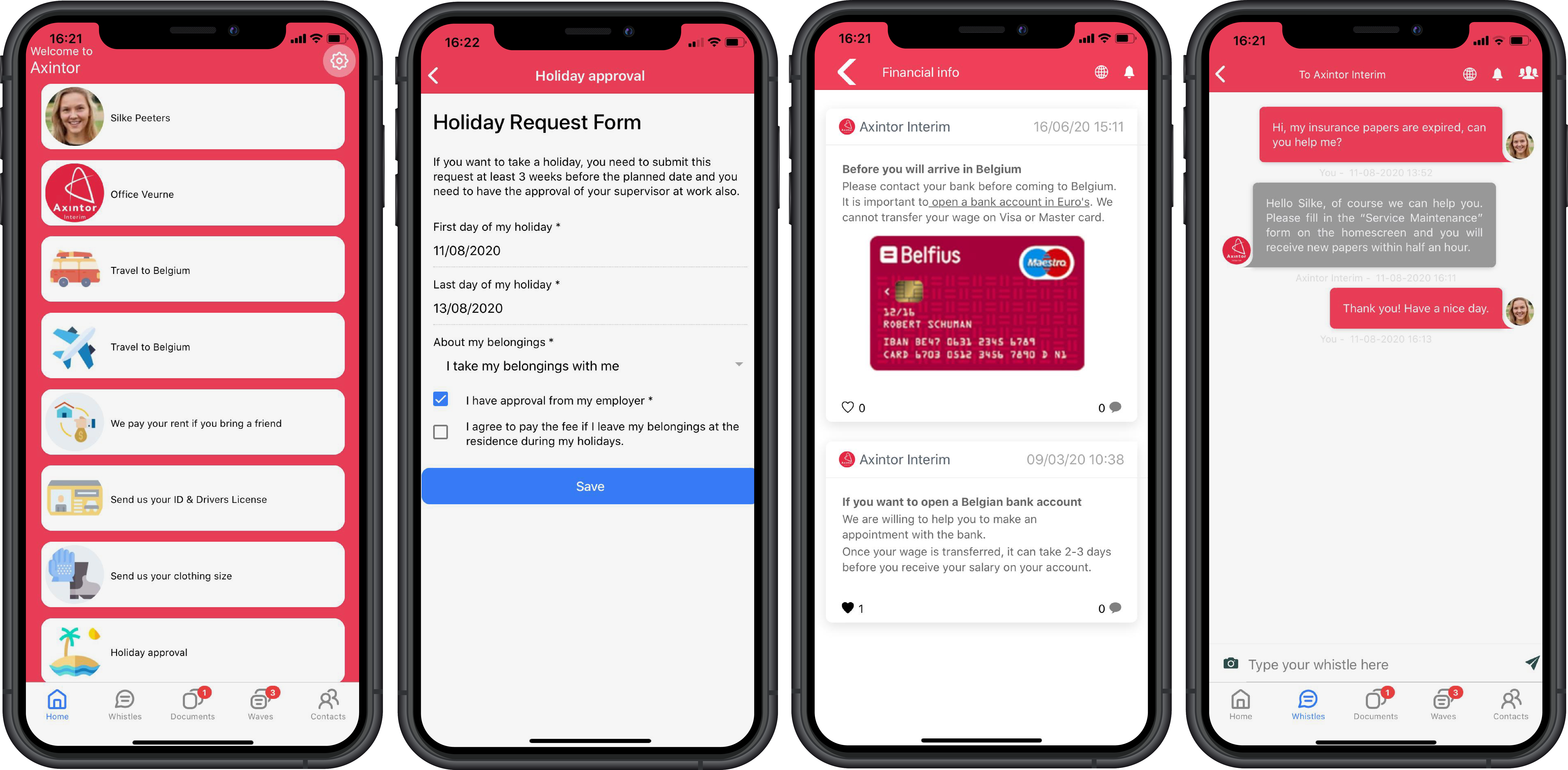 Schermafbeeldingen app